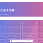 AI Products List