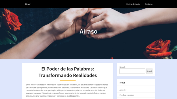 AirASO Website Screenshot