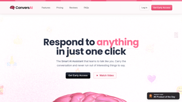 ConversAI Website Screenshot