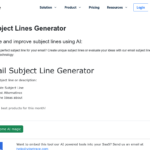 Email Subject Lines Generator