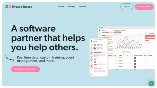 Engage Spaces Website Screenshot
