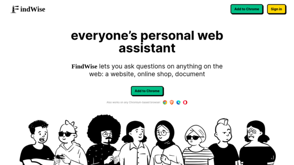 FindWise Website Screenshot