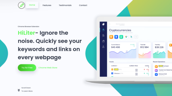 Hiliter Website Screenshot