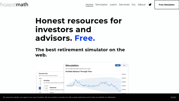 Honest Math Website Screenshot