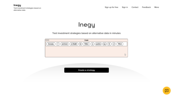 Inegy Website Screenshot