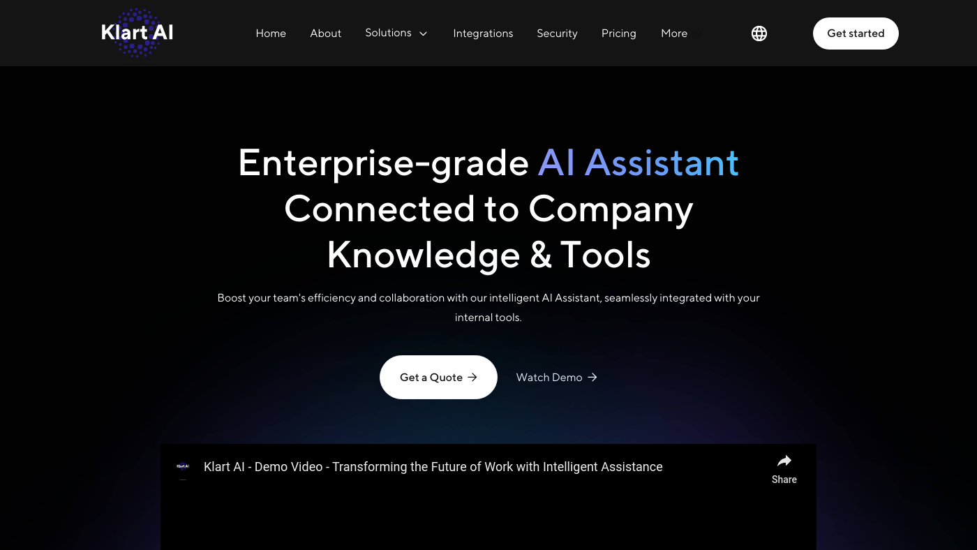 Klart Ai Screenshot