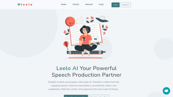 Leelo AI Website Screenshot