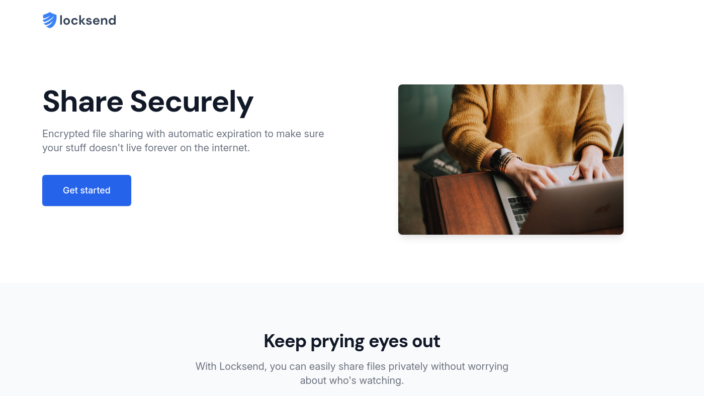 Locksend Screenshot