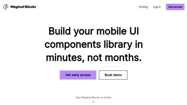 Magical Blocks Website Screenshot