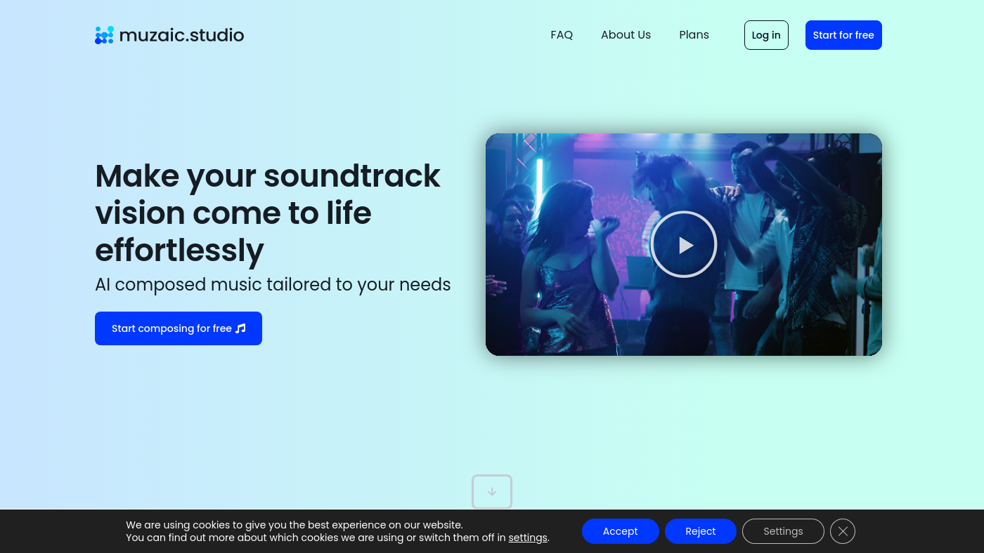 Muzaic Studio Screenshot