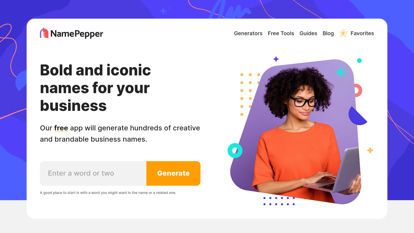 Namepepper Screenshot