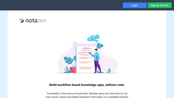 Notazen Website Screenshot