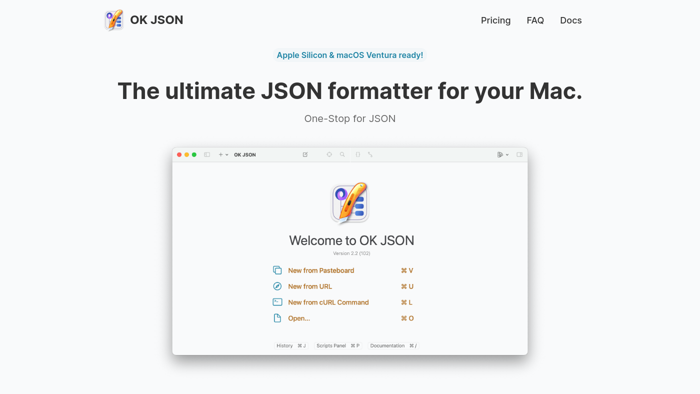 Ok Json Screenshot