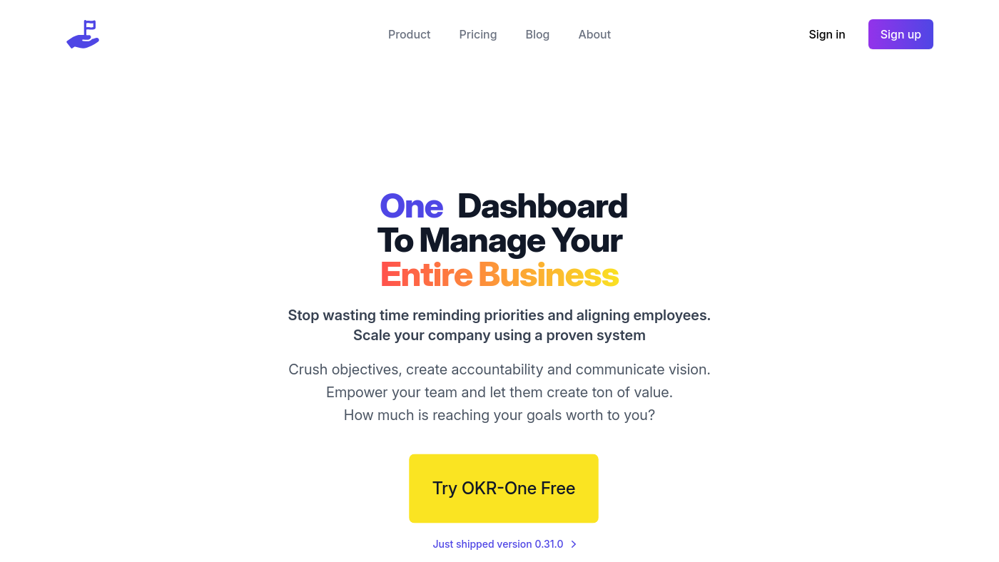 Okr One Screenshot
