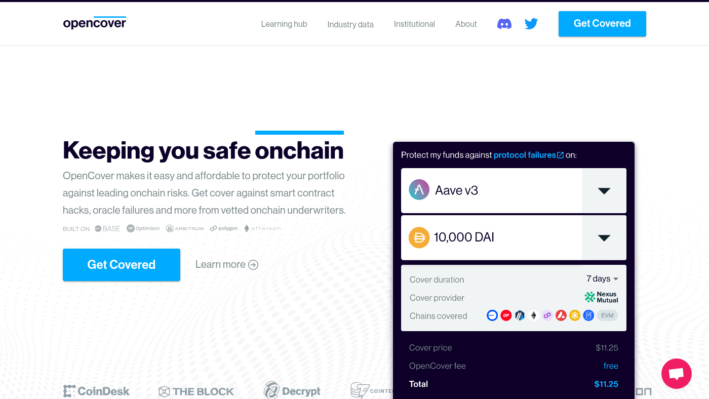 Opencover Screenshot