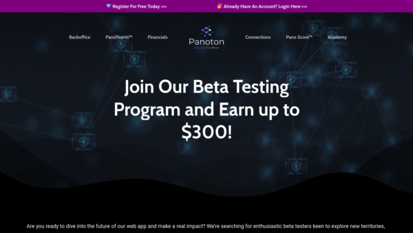 Panoton Website Screenshot