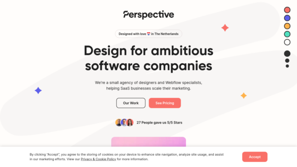 Perspective Design Website Screenshot