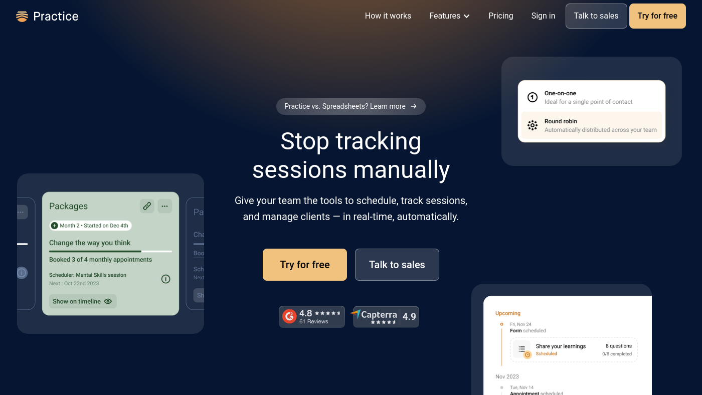 Practice Screenshot