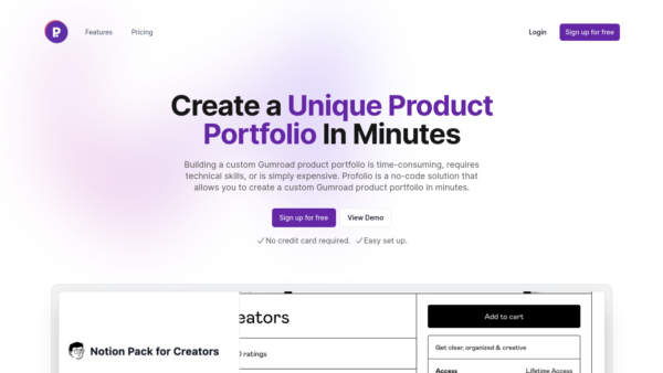 Product Glow Up Website Screenshot