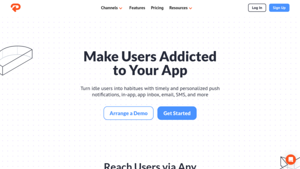 Reteno Website Screenshot