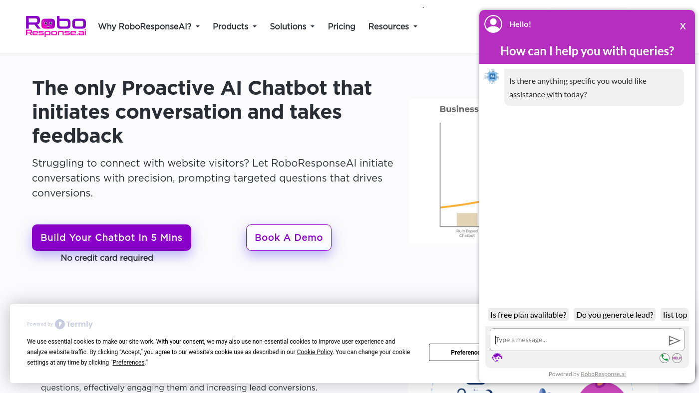 Roboresponseai Screenshot