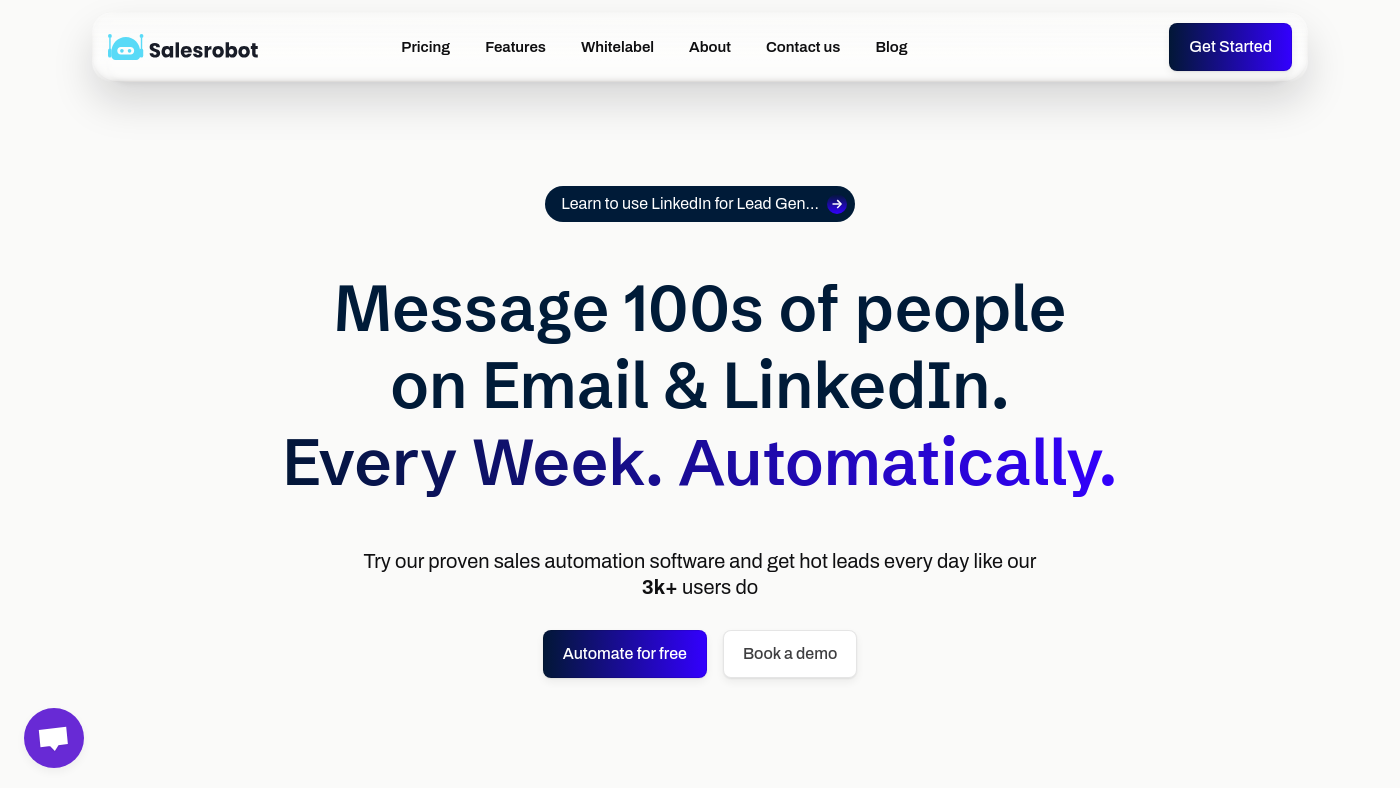 Salesrobot Screenshot