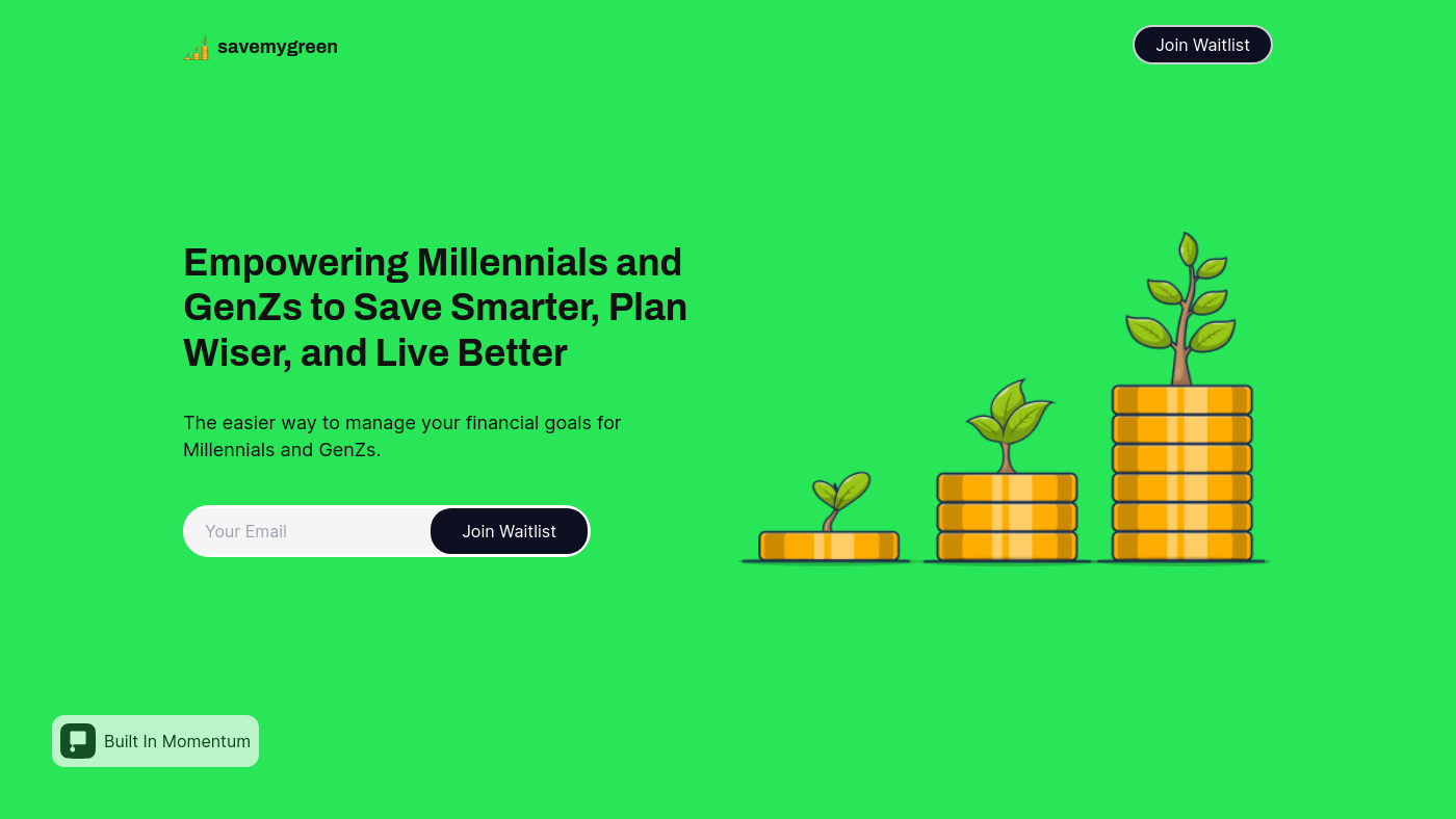 Savemygreen Screenshot