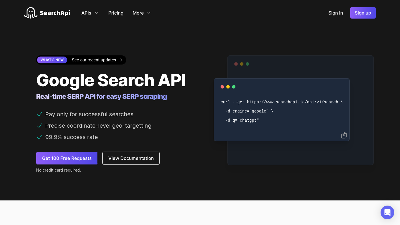 Searchapi Screenshot