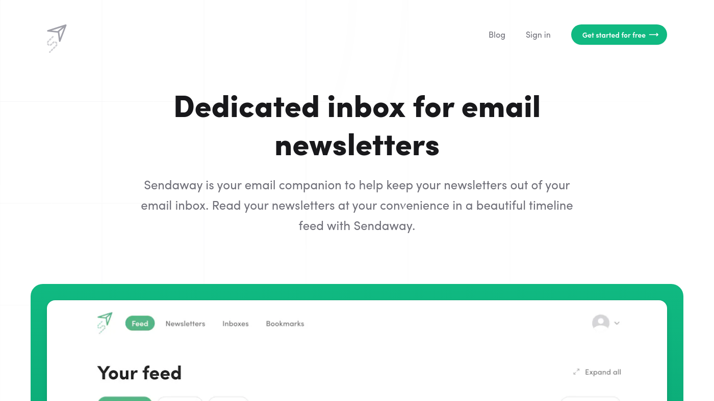 Sendaway Screenshot