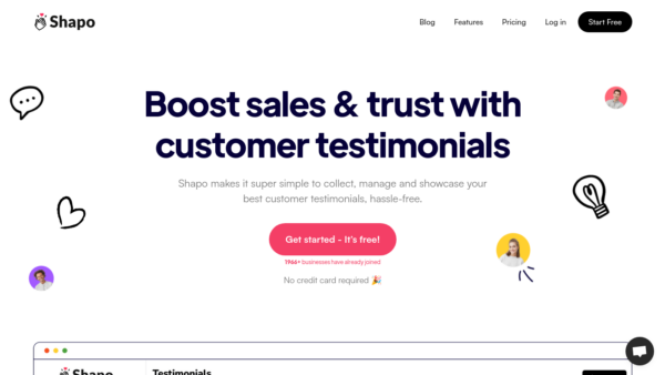 Shapo.io Website Screenshot