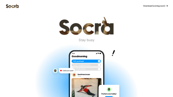 Socra Website Screenshot