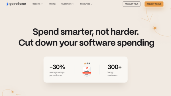 Spendbase Website Screenshot