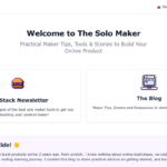 The Solo Maker Stack