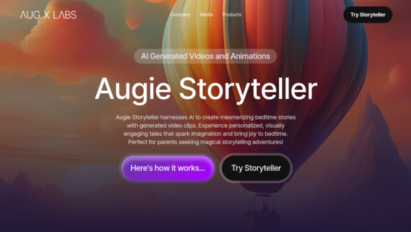 Turn Your Stories Into Animated Videos! Website Screenshot