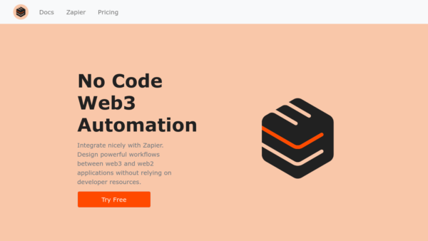 Web3Hook Website Screenshot
