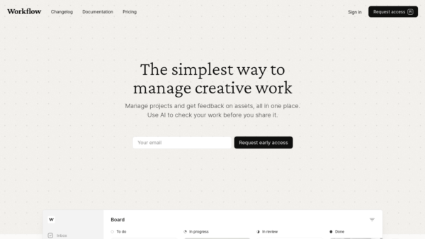 Workflow.design Website Screenshot
