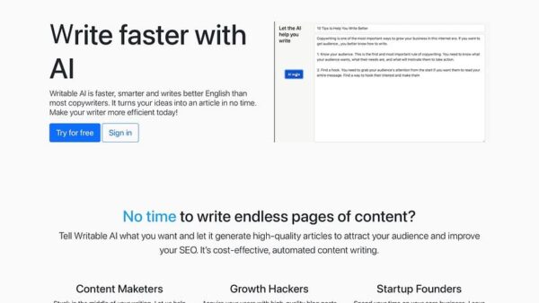 Writable Ai 100472
